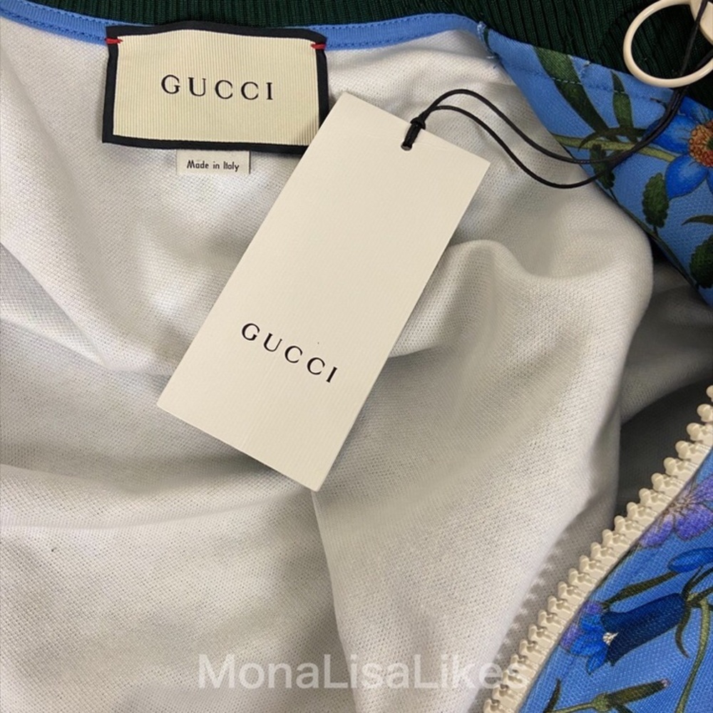 New GUCCI New Flora Sequin Turtleneck Track Jacket - Picture 8 of 9